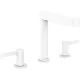 Hansgrohe Finoris 3 lyukú mosdócsaptelep 160, push-open lefolyógarnitúrával matt fehér 76034700