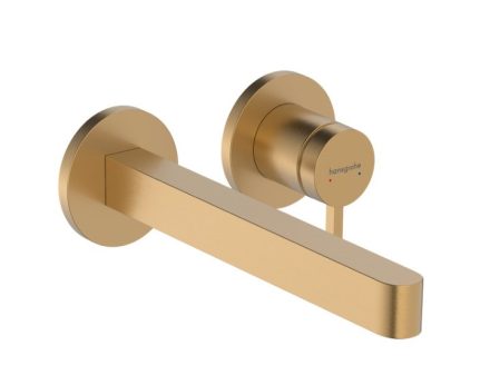 Hansgrohe Finoris egykaros falsík alatti mosdócsaptelep 22,8 cm-es kifolyóval, szálcsiszolt bronz 76050140