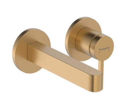 Hansgrohe Finoris egykaros falsík alatti mosdó csaptelep 16,8 cm-es kifolyóval, szálcsiszolt bronz 76051140