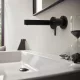 Hansgrohe Finoris egykaros falsík alatti mosdócsaptelep, 16,5 cm-es kifolyóval matt fekete 76051670