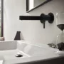 Hansgrohe Finoris egykaros falsík alatti mosdócsaptelep, 16,5 cm-es kifolyóval matt fekete 76051670