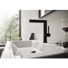   Hansgrohe Finoris egykaros mosdócsaptelep 230 lefolyógarnitúrával matt fekete 76060670