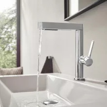   Hansgrohe Finoris mosdócsaptelep 230, kihúzható kifolyóval, lefolyógarnitúrával króm 76063000