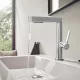 Hansgrohe Finoris mosdócsaptelep 230, kihúzható kifolyóval, lefolyógarnitúrával króm 76063000