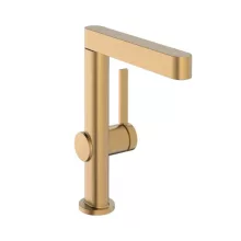   Hansgrohe Finoris mosdó csaptelep 230 kihúzható kifolyóval, lefolyógarnitúrával szálcsiszolt bronz 76063140