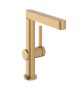 Hansgrohe Finoris mosdó csaptelep 230 kihúzható kifolyóval, lefolyógarnitúrával szálcsiszolt bronz 76063140