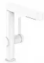 Hansgrohe Finoris mosdócsaptelep 230, kihúzható kifolyóval, lefolyógarnitúrával matt fehér 76063700