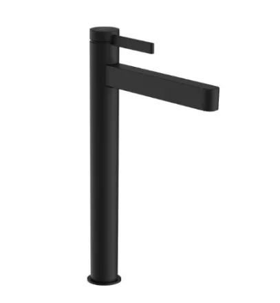 Hansgrohe Finoris egykaros hidegindítású mosdó csaptelep 260 Push-Open lefolyógarnitúrával, matt fekete 76072670