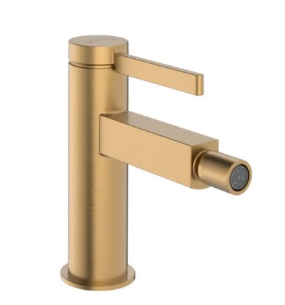 Hansgrohe Finoris egykaros bidécsaptelep push-open lefolyógarnitúrával, szálcsiszolt bronz 76200140