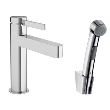   Hansgrohe Finoris mosdócsaptelep 110, bidé kézizuhannyal és zuhanytömlővel, króm 76210000