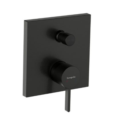 Hansgrohe Finoris egykaros kádcsaptelep falsík alatti szereléshez, szálcsiszolt fekete króm 76415340
