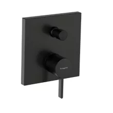   Hansgrohe Finoris egykaros kádcsaptelep falsík alatti szereléshez, szálcsiszolt fekete króm 76416340