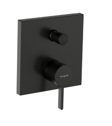Hansgrohe Finoris egykaros kádcsaptelep falsík alatti szereléshez, szálcsiszolt fekete króm 76416340