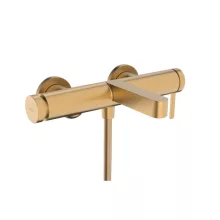   Hansgrohe Finoris egykaros kádcsaptelep falsíkon kívüli szereléshez, szálcsiszolt bronz 76420140