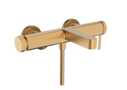 Hansgrohe Finoris egykaros kádcsaptelep falsíkon kívüli szereléshez, szálcsiszolt bronz 76420140