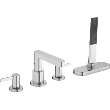   Hansgrohe Finoris peremre szerelhető kádcsaptelep, 4 szerelési lyukkal, sBox-szal króm 76444000