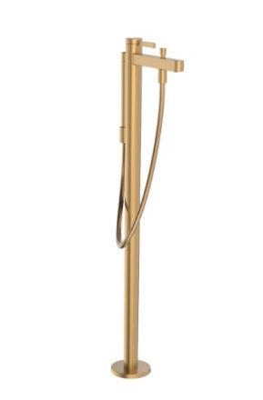 Hansgrohe Finoris egykaros szabadonálló kádcsaptelep, szálcsiszolt bronz 76445140