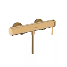   Hansgrohe Finoris egykaros zuhanycsaptelep falsíkon kívüli szereléshez, szálcsiszolt bronz 76620140