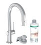 Hansgrohe Aqittura M91 Vízszűrős konyhai csaptelep 210, kihúzható zuhanyfejjel és indítókészlettel, króm 76801000