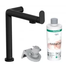   Hansgrohe Aqittura M91 Vízszűrős konyhai csaptelep 240 indulókészlettel, matt fekete 76802670