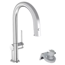   Hansgrohe Aqittura M91 Vízszűrős konyhai csaptelep 210, kihúzható zuhanyfejjel és sBox szereléssel, króm 76826000