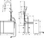 Hansgrohe Aqittura M91 Vízszűrős konyhai csaptelep és szódakészítő rendszer 210, sBox-al és kihúzható zuhanyfejjel, króm 76836000