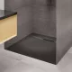 Invena Alvero négyszögletes kompozit zuhanytálca 90x90 cm matt fekete
