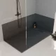 Invena Alvero négyszögletes kompozit zuhanytálca 90x120 cm matt fekete