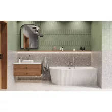 Invena Glamour falhoz illeszthető akril kád 170x80 cm jobbos fehér leeresztővel és struktúrált felülettel