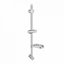   Invena Kos zuhanyrúd szappantartóval 655 mm, króm AU-21-K01-L