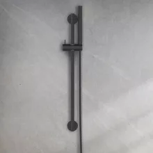 Invena Alonia zuhanyszett matt fekete teljes nézet