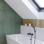 Invena Kalitea zuhanyfej matt fekete részlet