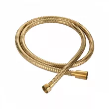   Invena Glamour csavarodásmentes fém zuhanycső 150 cm, arany AW-05-150-S