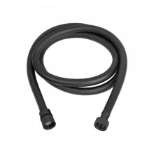   Invena Dark csavarodásmentes műanyag zuhanycső 150 cm, matt fekete AW-44-004-Q