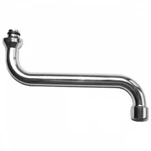Invena S típusú kifolyócső 250 mm, króm BA-09-250-L