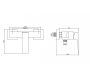 Invena Paros zuhanycsaptelep zuhanyszett nélkül, matt fekete BN-09-004-A