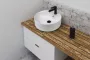 Invena Siros álló mosdócsaptelep matt fekete színben Click-Clack leeresztővel