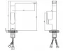Invena Midnight konyhai csaptelep egykaros fogantyúval, fekete és rose arany kivitelben