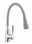 Invena Hula konyhai csaptelep flexibilis kifolyócsővel, szürke / króm BZ-85-L05-L