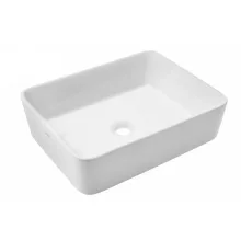   Invena NYKS négyszögletű mosdótál 47,5x37,5 cm, fehér CE-11-001-C