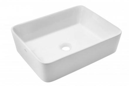 Invena NYKS négyszögletű mosdótál 47,5x37,5 cm, fehér CE-11-001-C