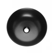   Invena Dokos kerámia mosdótál 39,5 cm, fél-matt fekete CE-19-005-C