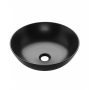 Invena Dokos kerámia mosdótál 39,5 cm, fél-matt fekete CE-19-005-C