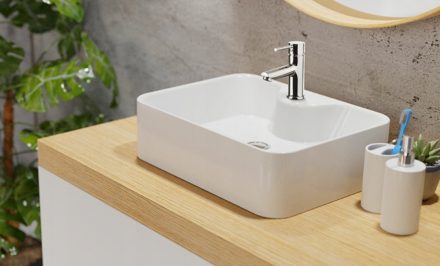 Invena Neri pultra ültethető kerámia mosdó 49x38 cm, fehér CE-22-001-W