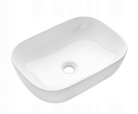 Invena Westa kerámia mosdótál 45,5x32 cm, fehér CE-24-001-W
