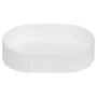 Invena Glamour bordázott kerámia mosdótál 50 cm, fehér CE-63-W01-L