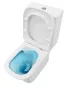 Invena Clarity kompakt csendes öblítésű monoblokk WC csésze alsó bekötésű tartállyal és duroplast Soft-Close ülőkével, fehér.