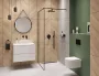 Invena Glamour Bordázott fali kerámia WC csésze Swirlflush öblítéssel és soft-close ülőkével, fehér CE-92-001-L
