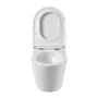 Invena LIMNOS fali Rimless kerámia WC csésze Swirlflush öblítéssel és Duroplast ülőkével, fehér CE-93-001-L
