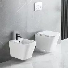   Invena FLORIN fali kerámia WC csésze Swirlflush öblítéssel és lágyan záródó ülőkével, fehér CE-94-001-L